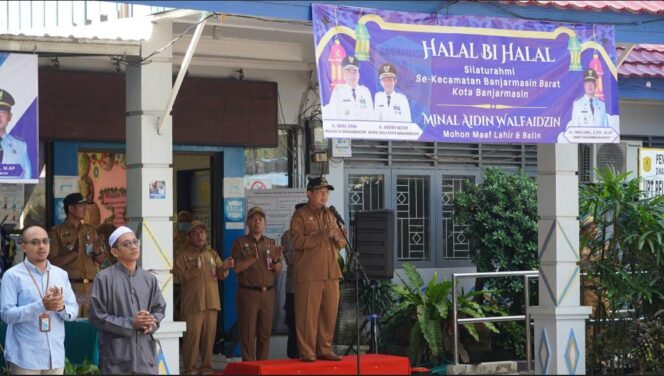 
 Halal Bihalal ke Banjarmasin Barat, Wali Kota Harap Masyarakat Makin Disiplin Jaga Lingkungan