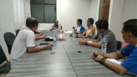 Ket Foto: Rapat Koordinasi rencana nonbar semifinal Piala Asia U-23 dengan Sekda HST.