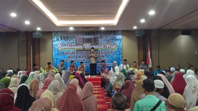 
 Ratusan Calon Jamaah Haji Banjarmasin Mulai Menjalani Bimbingan Manasik Haji