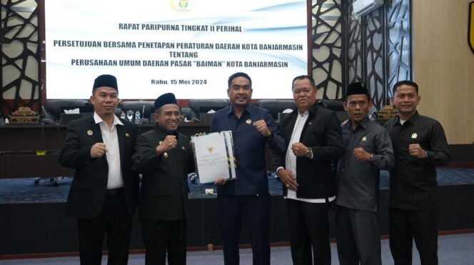 
 Sektor Pasar di Banjarmasin Kini Berbadan Hukum
