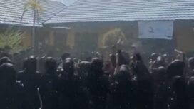 Ket Foto: Foto tangkapan layar dari video yang diiunggah pada platform medsos, Minggu (19/5/2024).