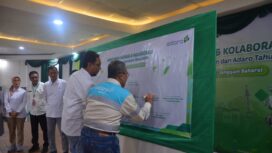 Adaro Indonesia bersama Pemkab Balangan berkomitmen untuk memicu detonator program pembangunan kedepan, pada pertemuan di Aula Mayang Maurai, Paringin Selatan, Rabu (22/5/2024).