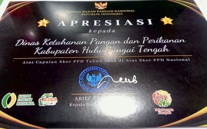 
 Satu-Satunya se Kalsel ,Skor PPH Pemkab HST di Atas Nasional