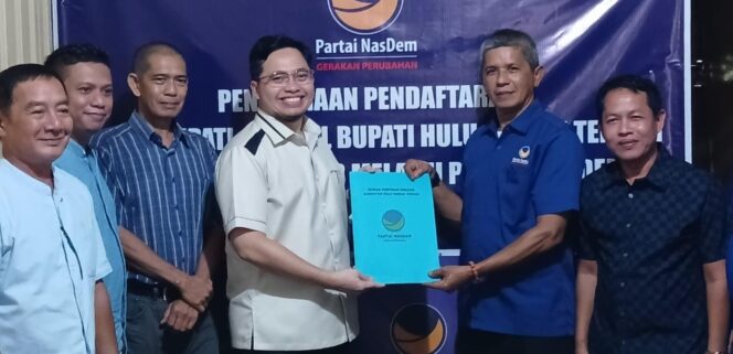 
 Dipastikan Maju Pilkada HST 2024, Petahana AMAN Pinang NasDem