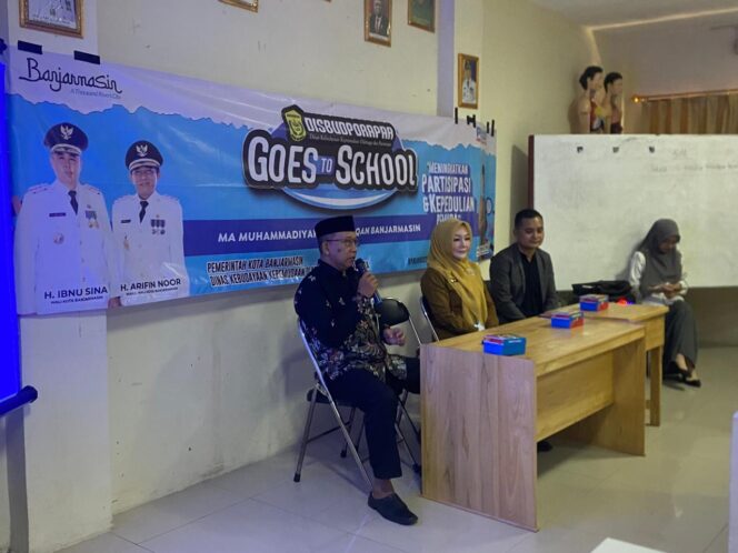 
 Gali Potensi Pemuda Berprestasi, Disbudporapar Banjarmasin Gelar Goes to School