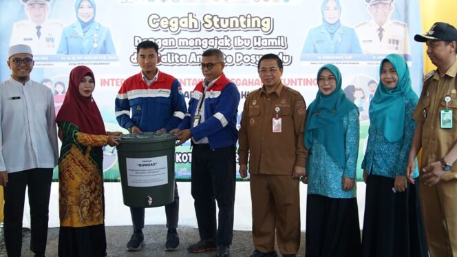 
 Program BUNGAS Pertamina Banjarmasin Dukung Pemko Tanggulangi Stunting