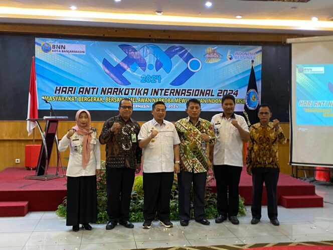 
 Upaya Perangi Peredaran Narkotika di Banjarmasin, Kembali Ditetapkan Kelurahan Bersinar