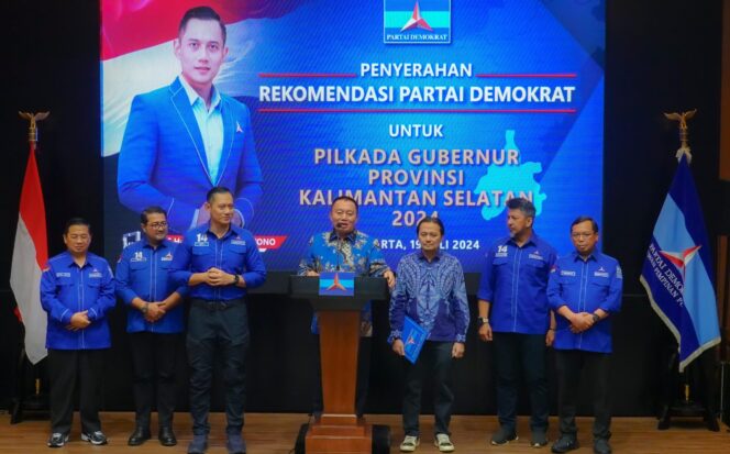 
 H Muhidin-Hasnuryadi Kantongi SK Demokrat, Ibnu Sina : Mari Kita Kawal dan Menangkan