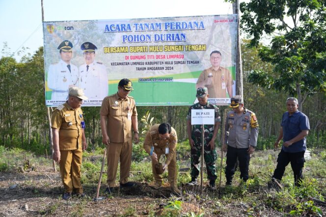 
 Tingkatkan Ekonomi Masyarakat di Gunung Titi HST, Bupati Aulia: Tetap Berbasis Lingkungan