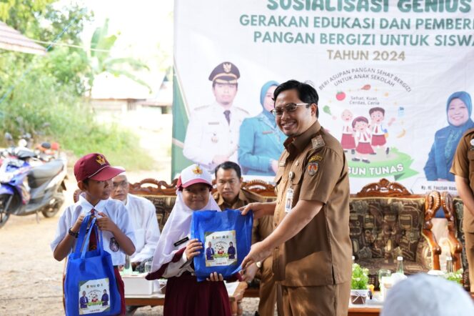 
 Dorong Pemberian Pangan Bergizi di Sekolah, Bupati Aulia: Membangun SDM HST