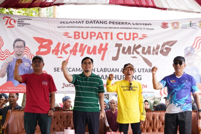 
 Buka Lomba Bakayuh Jukung di Samhurang HST, Bupati Aulia Pinta Lestarikan Budaya dan Alam
