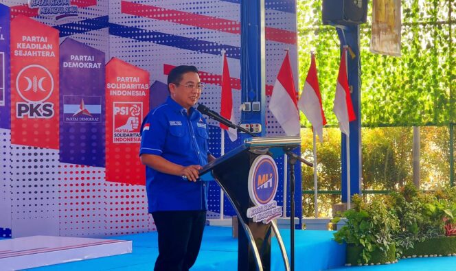 
 Muhidin-Hasnur Resmi Deklarasikan Diri, Ketua DPD Demokrat Kalsel Ibnu Sina : Satu Tekad Memenangkan Muhidin-Hasnur