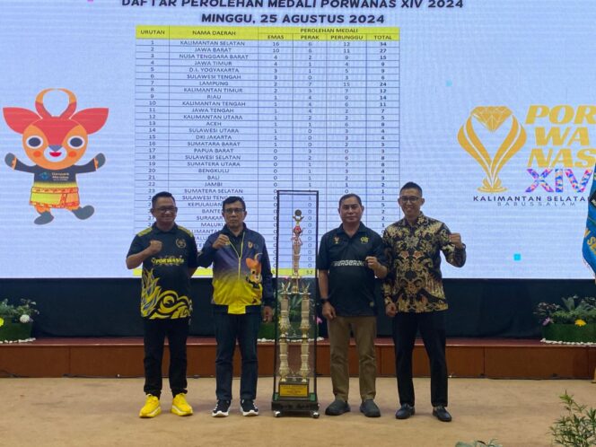 
 Berhasil Sabet Juara Umum Ajang Powarnas, PWI Kalsel Cetak Sejarah Baru