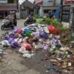 Ket foto : TPS liar yang sempat ada di kawasan Jalan Simpang Empat Kampung Melayu Darat, Kecamatan Banjarmasin Tengah.