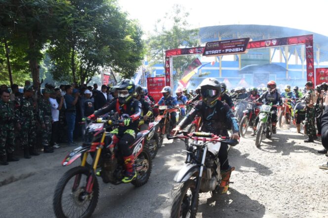 
 HUT ke 79 TNI, Kodim HST Gelar Adventure Trail Part 7