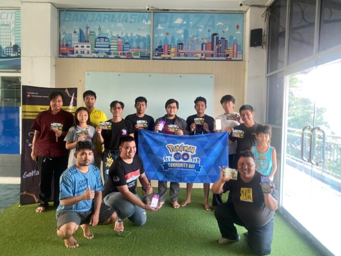
 Pokemon Go Banjarmasin Gelar Community Day, Ajang Interaksi Antar Pemain
