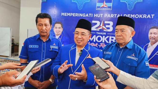 
 Syukuran HUT ke 23 Tahun, Partai Demokrat Kalsel Rapatkan Barisan Persiapan Pilkada 2024