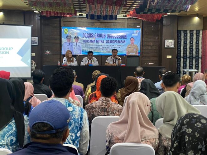 
 Pemko Banjarmasin Dengarkan Kendala Mitra Disbudporapar di Kegiatan Focus Group Discussion