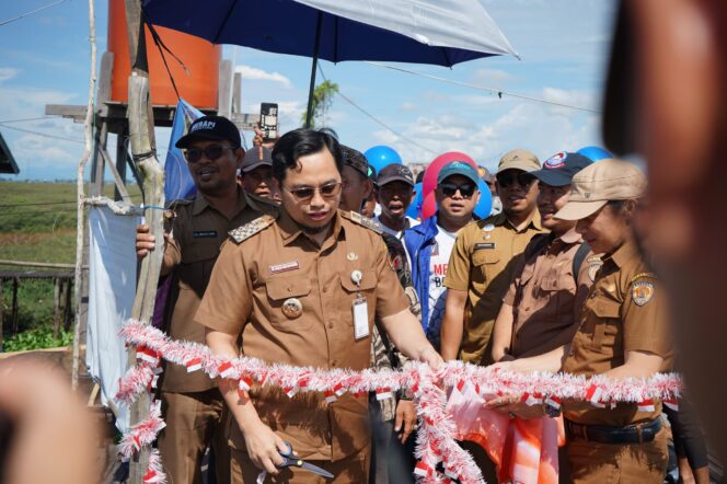 
 Bupati HST Resmikan Jembatan Titian Awang Landas