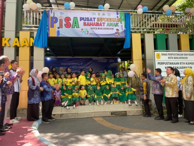 
 Upaya Naikan Predikat KLA Menjadi Utama, Pemko Banjarmasin Hadirkan Berbagai Fasilitas Ruang Ramah Anak