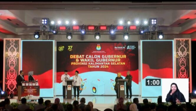 
 Debat Perdana Pilkada Kalsel, Soroti Penanganan Stunting
