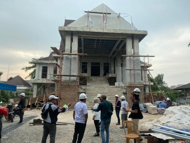 
 Progres Pembangunan Rumdin Wali Kota Banjarmasin Hampir Rampung