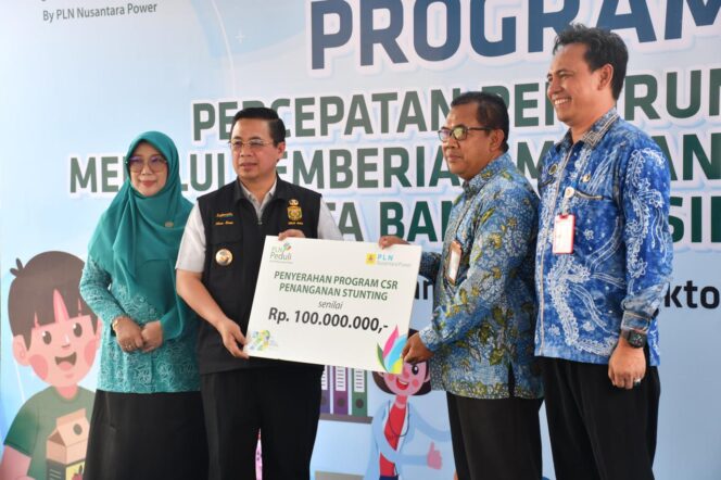 
 Bantuan Natura PLN NP Kalselteng Untuk 228 Anak, Ibnu Sina: Kolaborasi Tekan Angka Stunting
