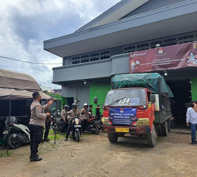 
 Logistik Pilkada Banjarmasin Mulai Didistribusikan