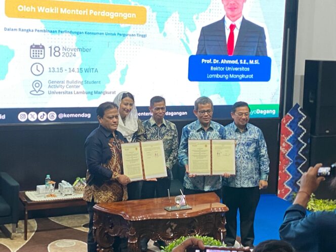 
 Wamendag RI Mengisi Kuliah Umum Terkait Kebijakan Perdagangan Indonesia di ULM Banjarmasin