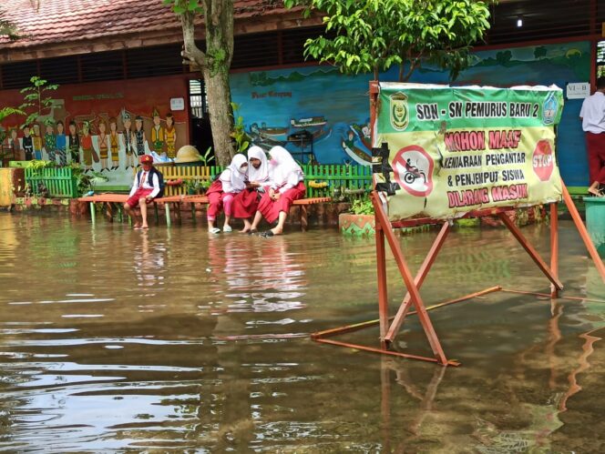 
 41 SD di Banjarmasin Terendam Banjir, Paling Banyak di Wilayah Banjarmasin Selatan