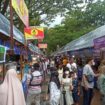 Ket foto : Suasana Pasar Wadai Ramadhan Kota Banjarmasin beberapa tahun lalu.