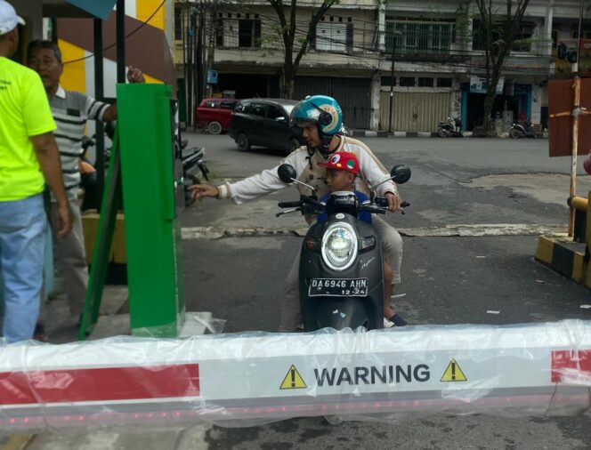 
 Dishub Banjarmasin Efektifkan Smart Parking di Pasar Sudimampir