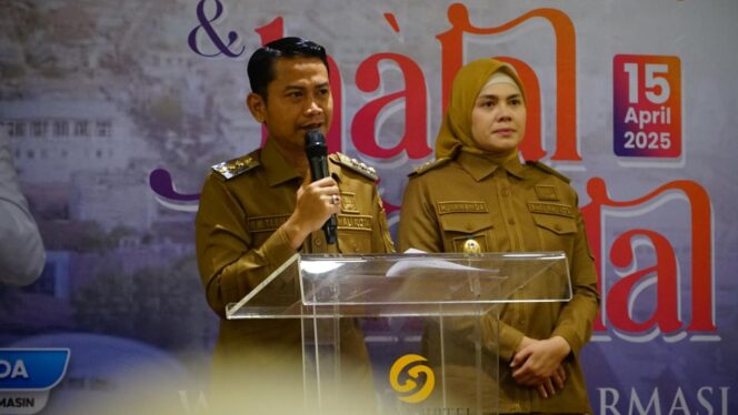 
 Halal Bihalal Bersama Wajib Pajak, Yamin-Ananda Ajak Kolaborasi Benahi Banjarmasin