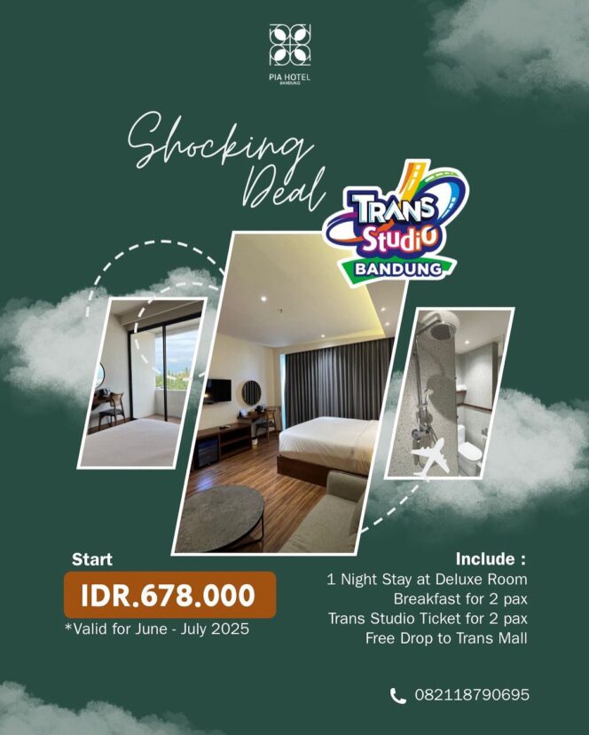
 Bernuansa Klasik Modern, Pia Hotel Bandung Tawarkan Promo Menarik di Anniversary ke 33