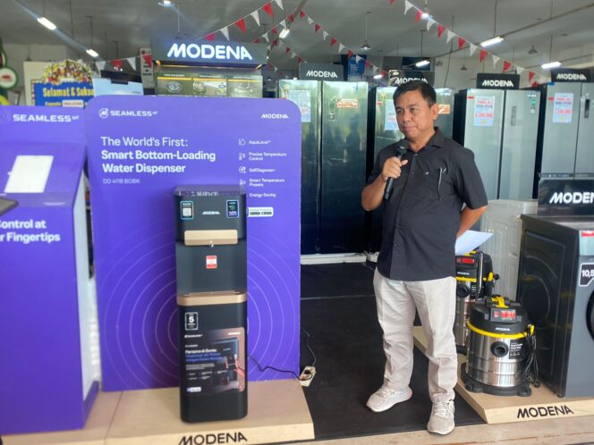 
 Mengerti Kebutuhan Konsumen Saat Ini, Modena Luncurkan Dispenser Pintar Pertama di Dunia