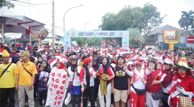
 Meriahkan HUT RI, GBK Kalsel Gelar Merdeka Funwalk