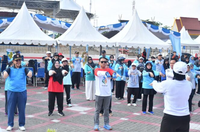 
 PWRI Rayakan Harjad ke-499 Kota Banjarmasin dengan Semangat Menjaga Kebugaran