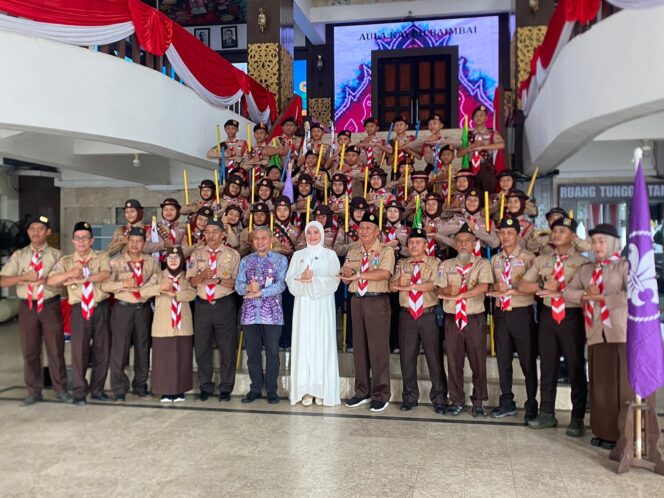 
 Ananda Lepas 51 Pramuka Asal Banjarmasin Ikuti Jamda Kalsel