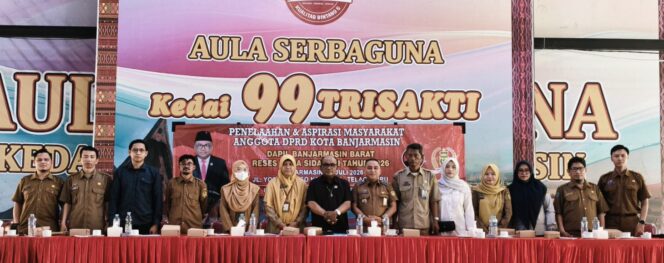 
 Anggota DPRD Banjarmasin Drs Saut Nathan Samosir, menggelar reses di. Masa sidang II tahun 2026.