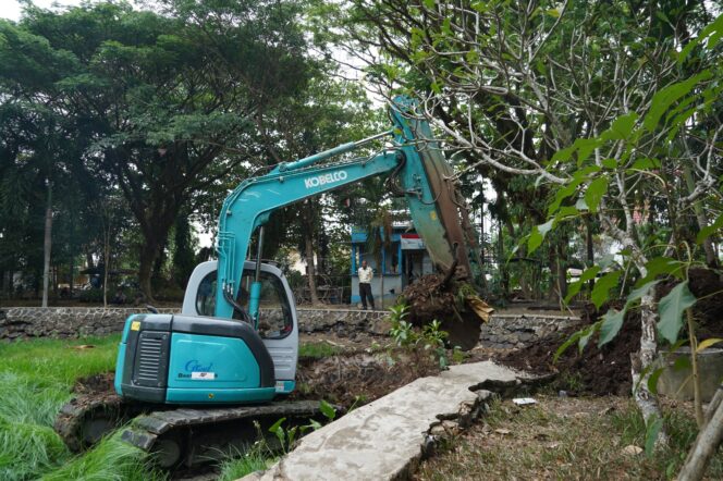
 Pengendalian Air Banjarmasin Ditargetkan Lebih Optimal, Pengerukan Kolam Taman Kamboja Berpotensi Tekan Risiko Genangan