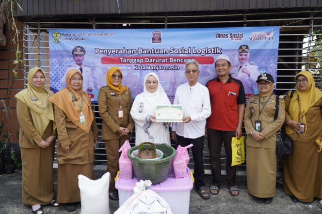 
 Peringatan Maulid Nabi, TP PKK Banjarmasin Salurkan Bantuan dan Berbagi Buah-Sayuran